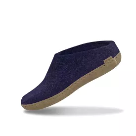 Glerups Slippers: Slip-On, Purple, Leather - B-05