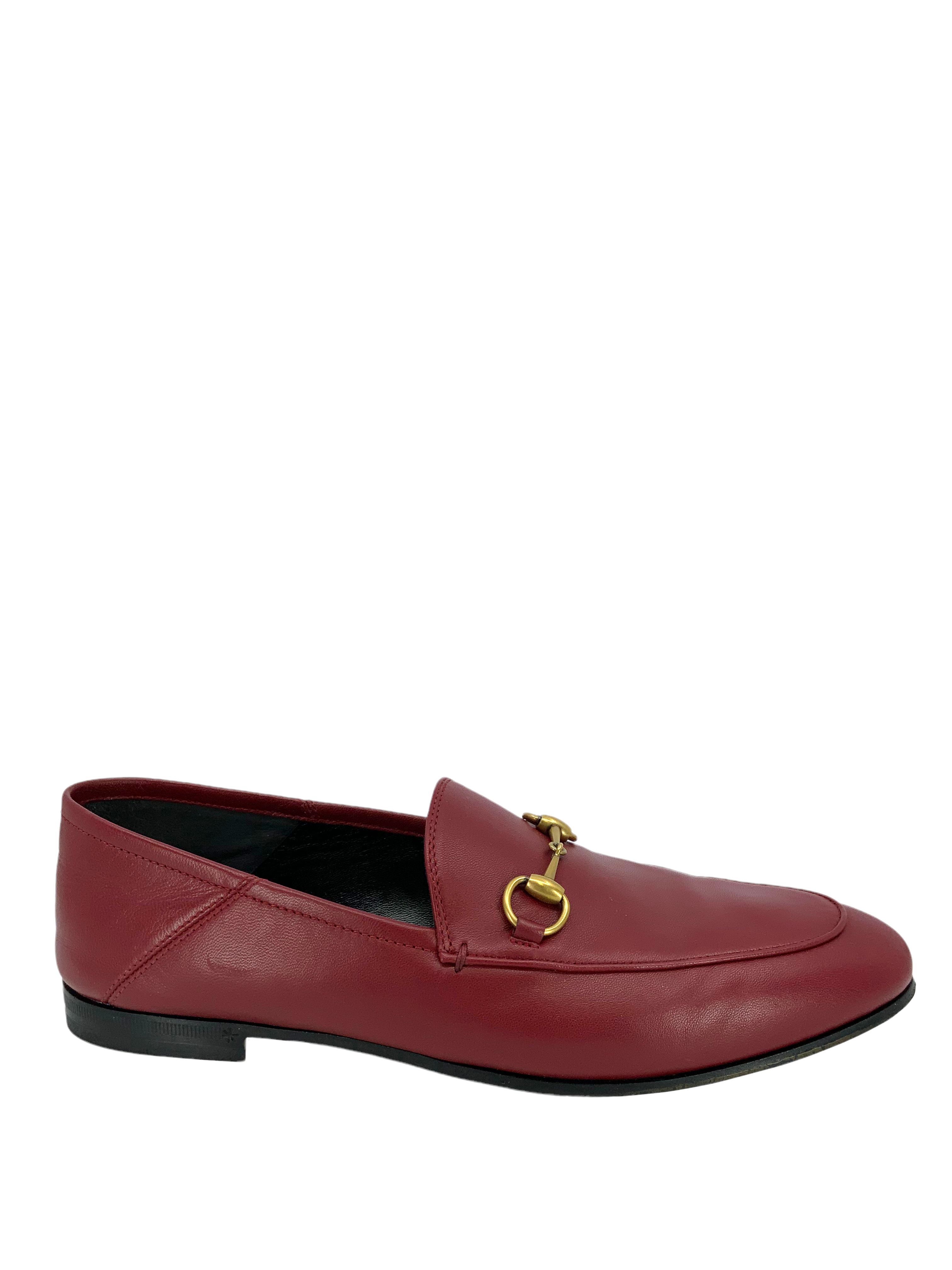 Gucci Agnello Plonge Horsebit Loafers Size 8.5