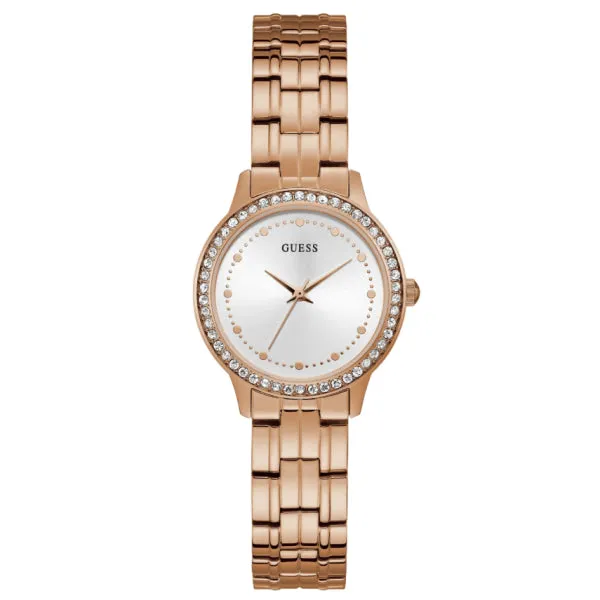 Guess Ladies Petite Watch: Rose