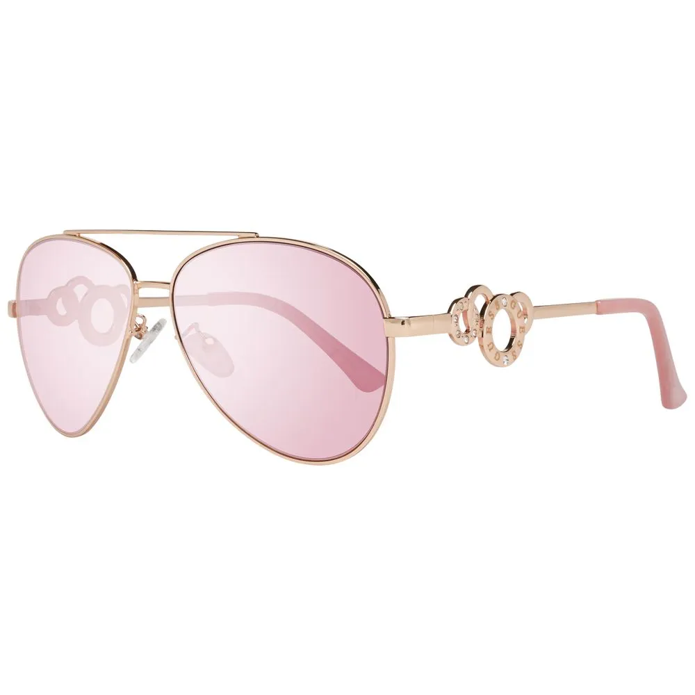 Guess Rose Gold Women Sunglasses