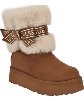 Guess Women's Denla Round Toe Booties