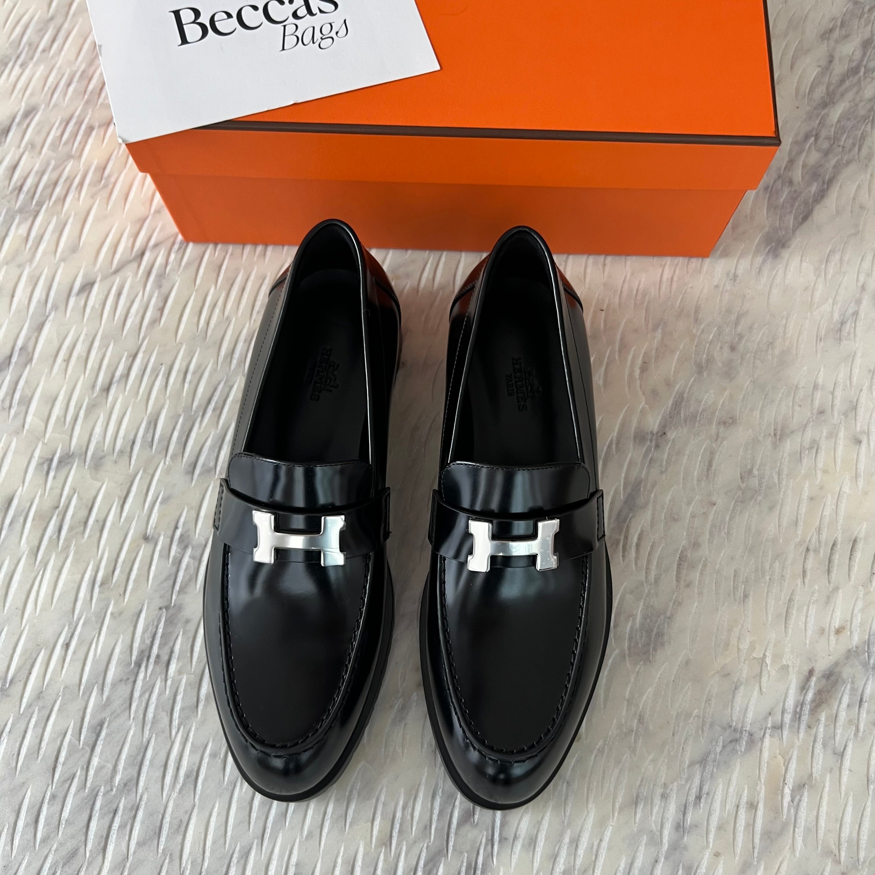 Hermes Faubourg Loafers