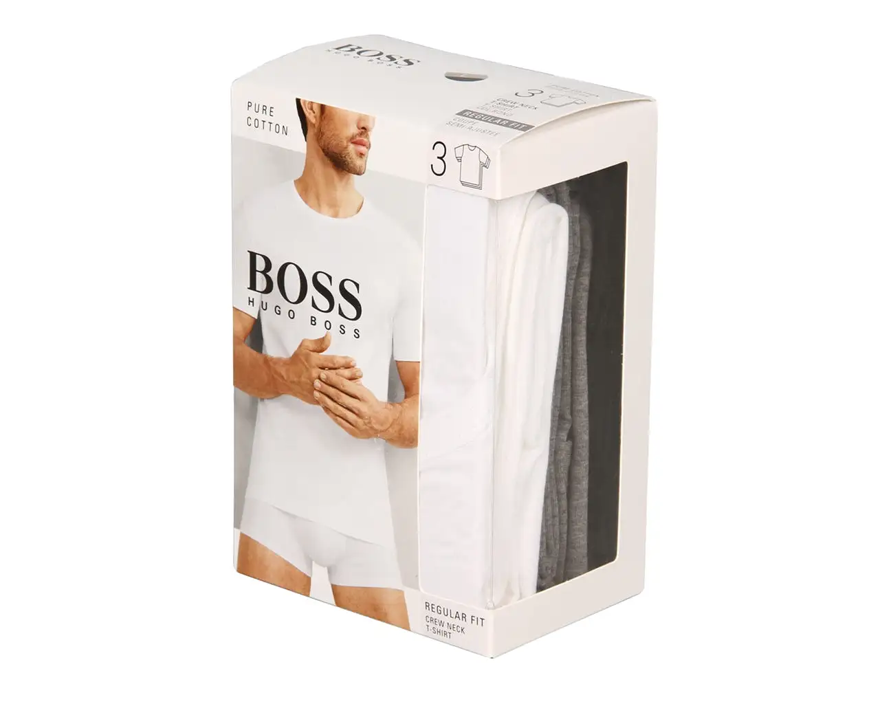 Hugo Boss RN 3 Piece 50325388 999 Crew Neck T-Shirt