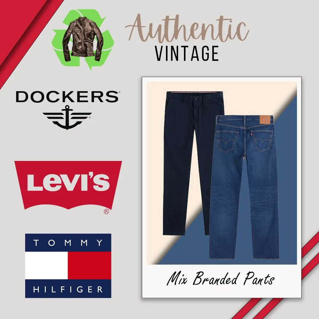 Levi's/Dockers/Tommy Hilfiger Mix Branded Pants 15 Pcs