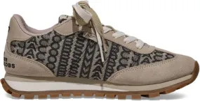 Marc Jacobs Beige 'The Monogram Jogger' Sneakers