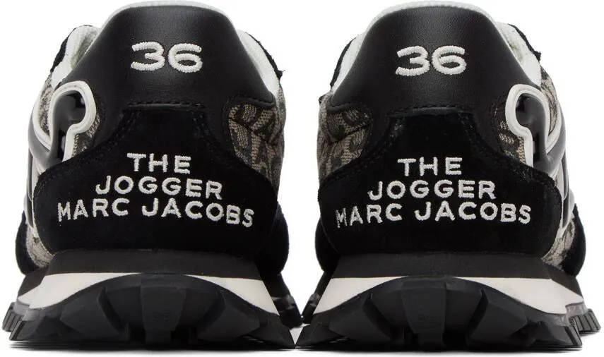 Marc Jacobs Black & White 'The Monogram Jogger' Sneakers