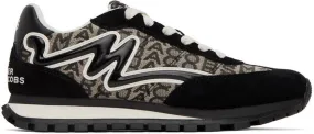 Marc Jacobs Black & White 'The Monogram Jogger' Sneakers