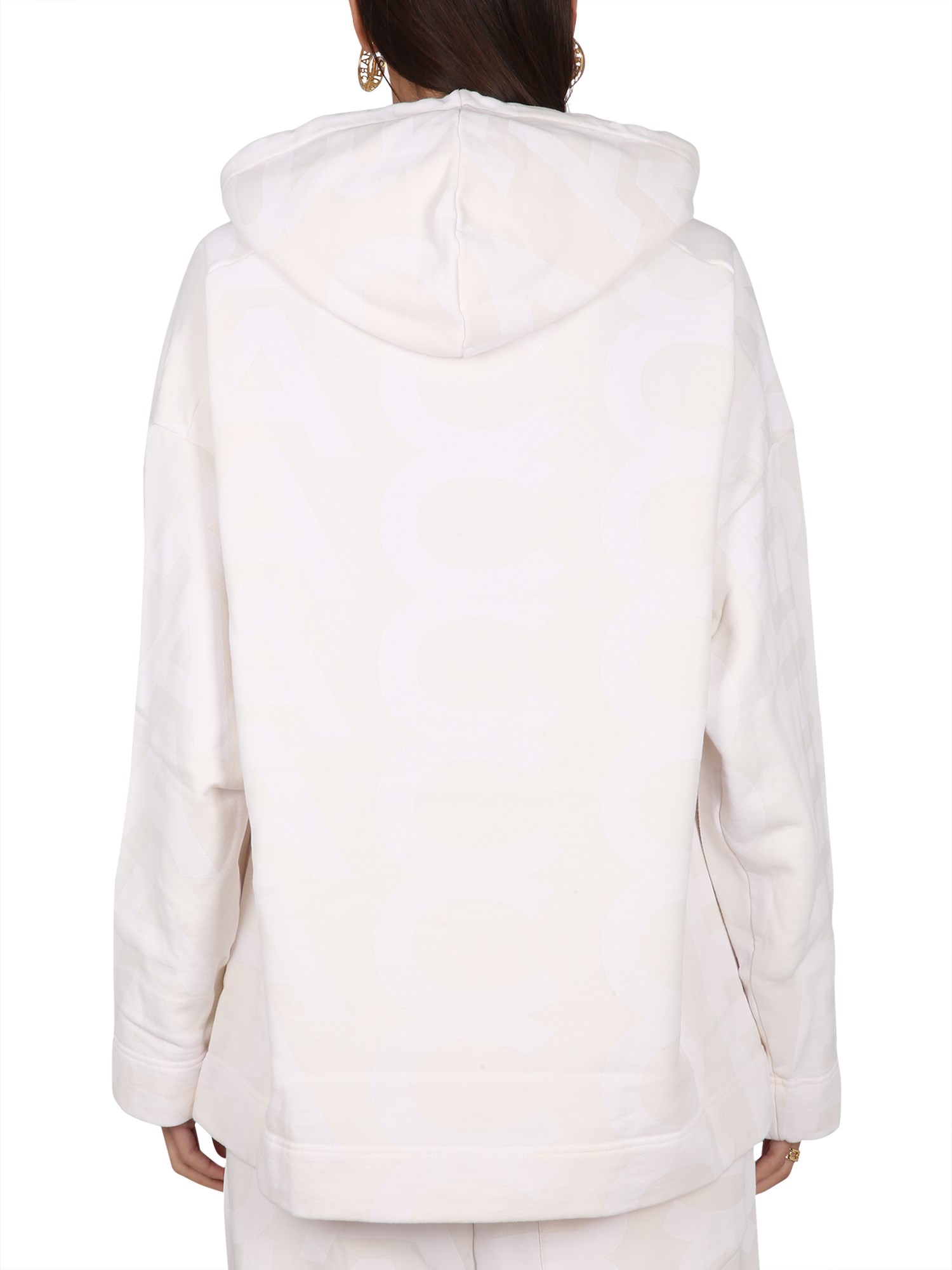 MARC JACOBS    COTTON MONOGRAM SWEATSHIRT