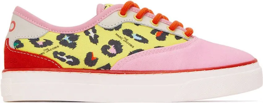 Marc Jacobs Kids Pink & Yellow Hawaii Sneakers