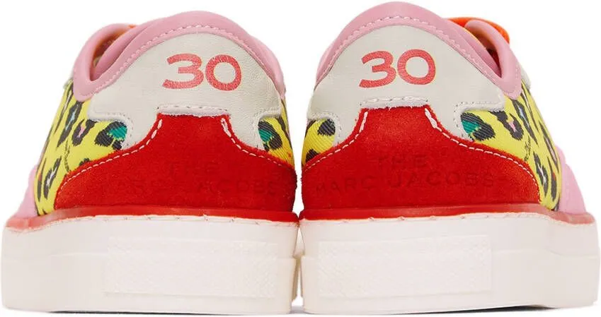 Marc Jacobs Kids Pink & Yellow Hawaii Sneakers