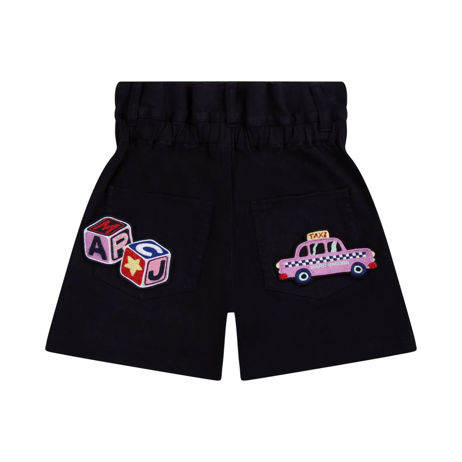 Marc Jacobs Navy Blue Denim Shorts For Girls