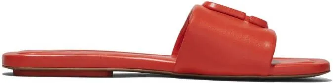 Marc Jacobs The J Marc leather slides Red