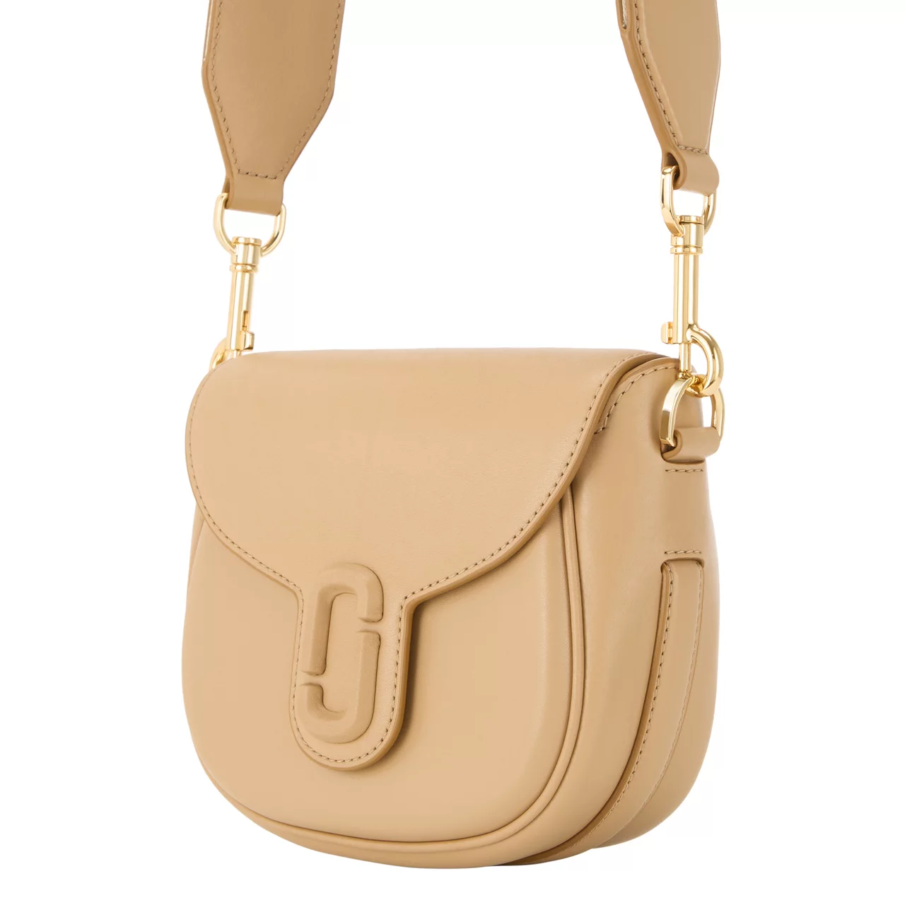 MARC JACOBS The J Marc Small Saddle Bag - Camel