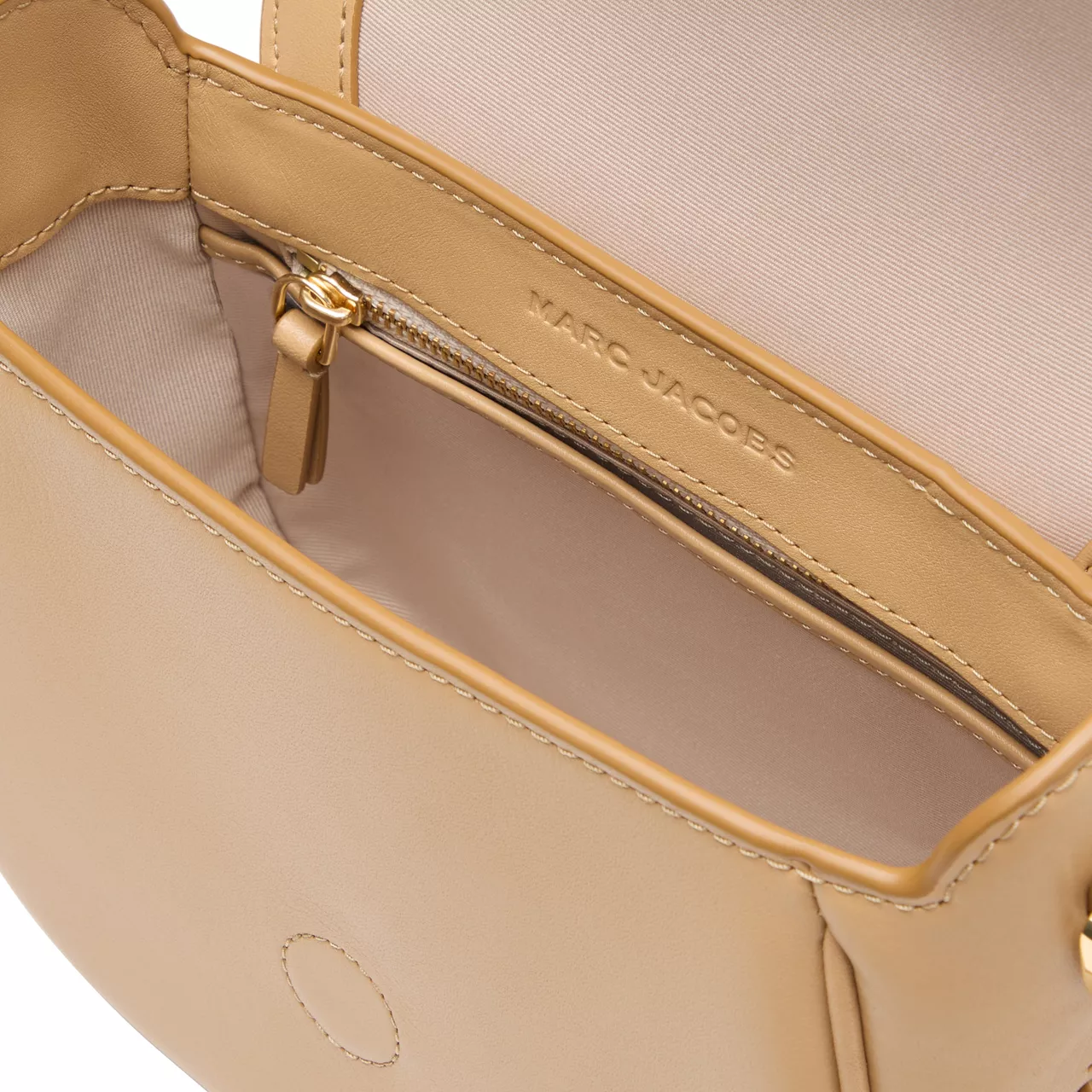 MARC JACOBS The J Marc Small Saddle Bag - Camel