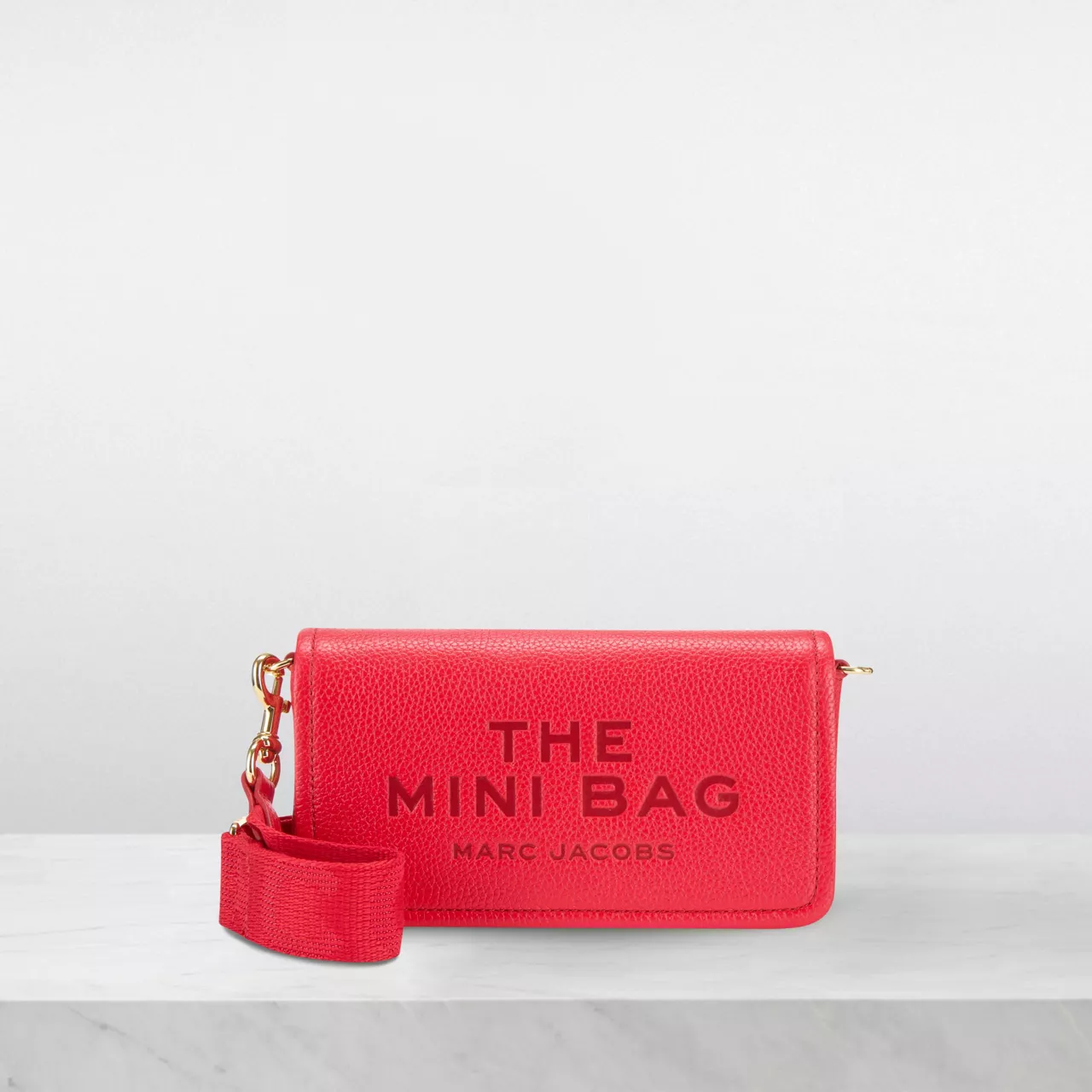 MARC JACOBS The Leather Mini Bag - True Red