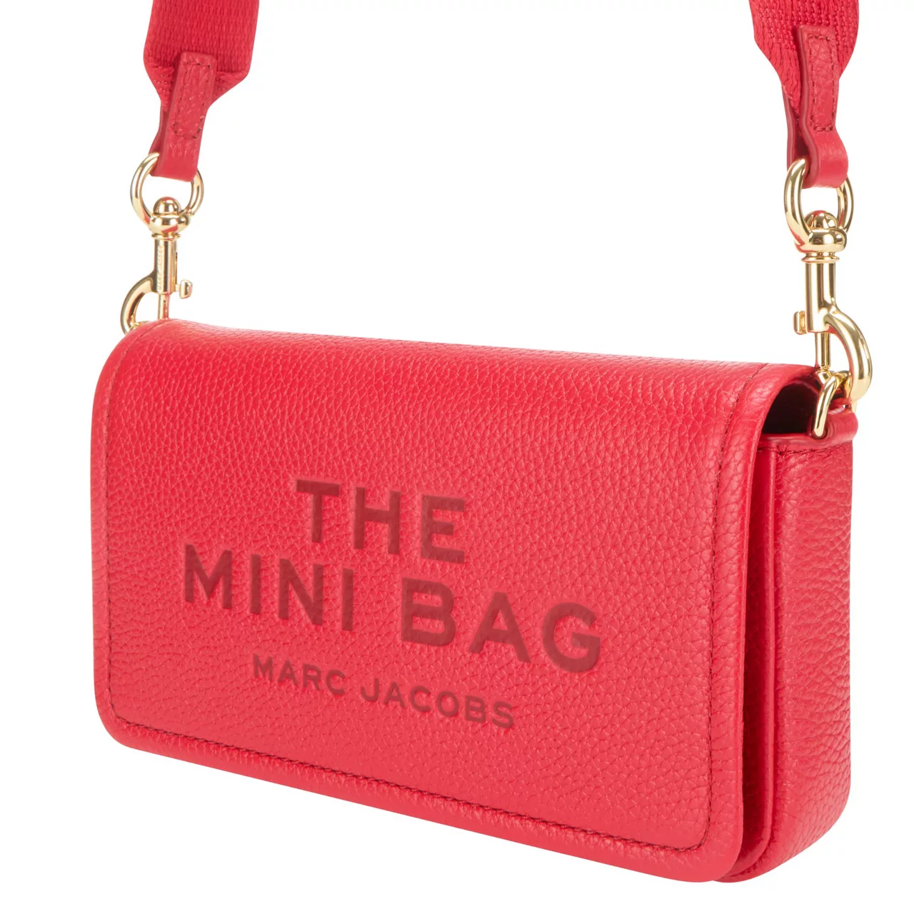 MARC JACOBS The Leather Mini Bag - True Red