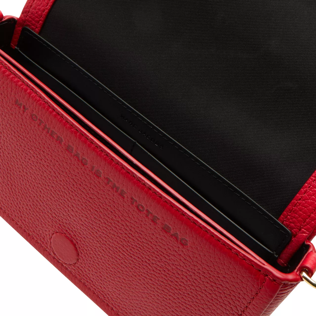 MARC JACOBS The Leather Mini Bag - True Red