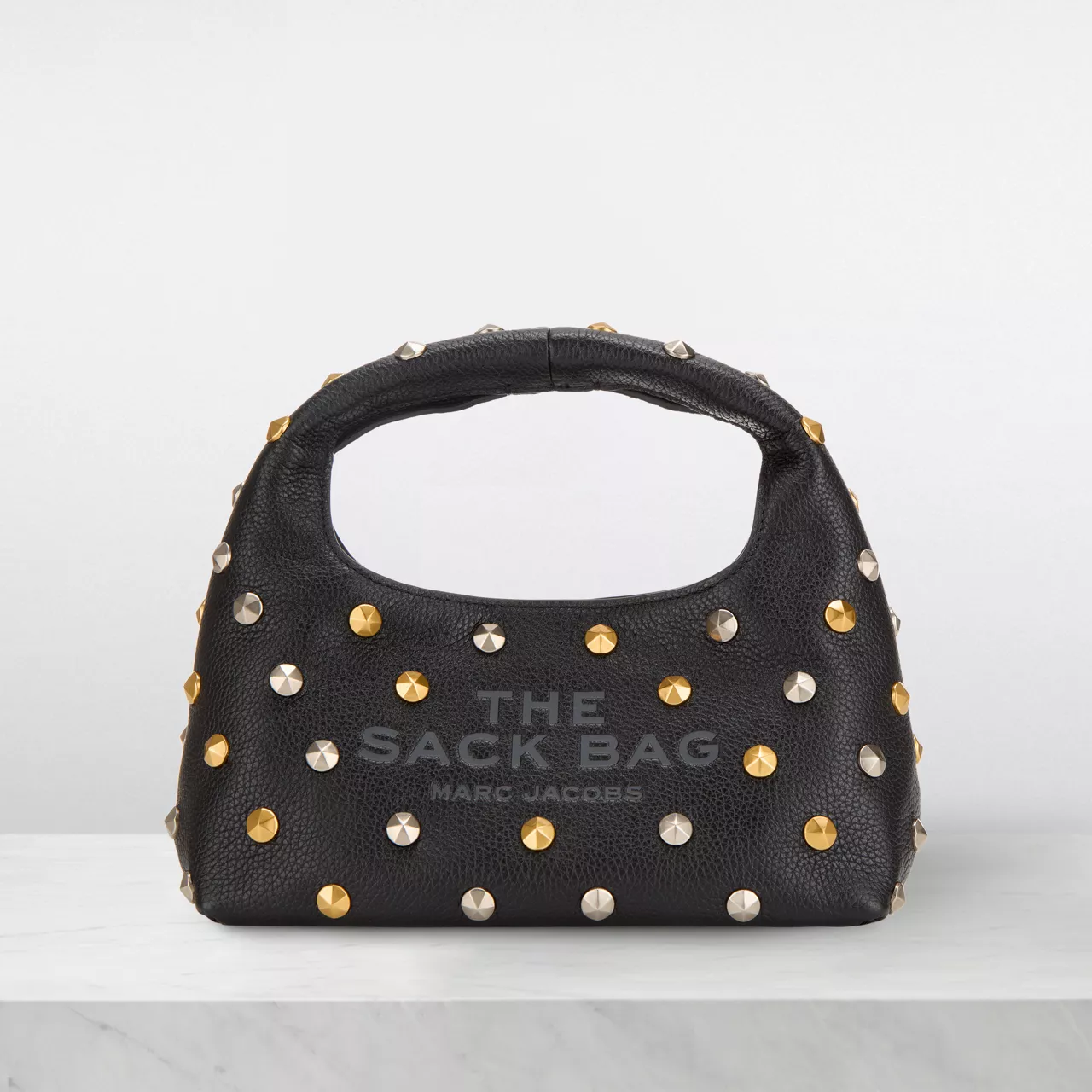 MARC JACOBS The Studded Mini Sack Bag - Black