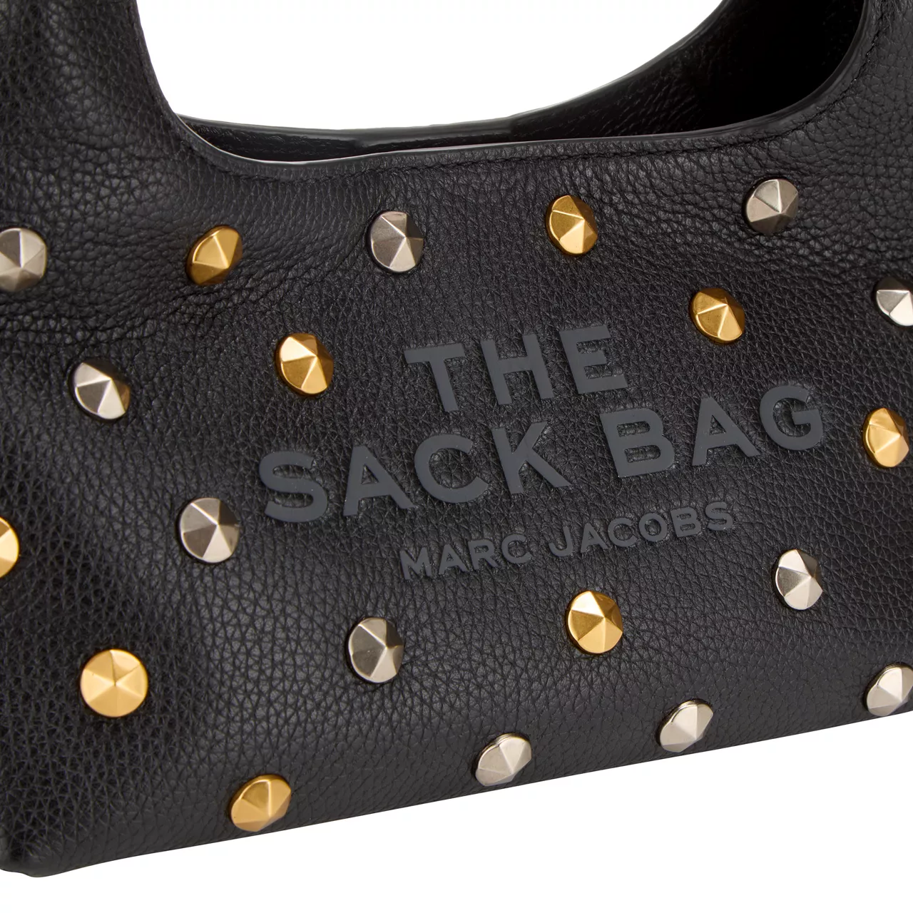 MARC JACOBS The Studded Mini Sack Bag - Black