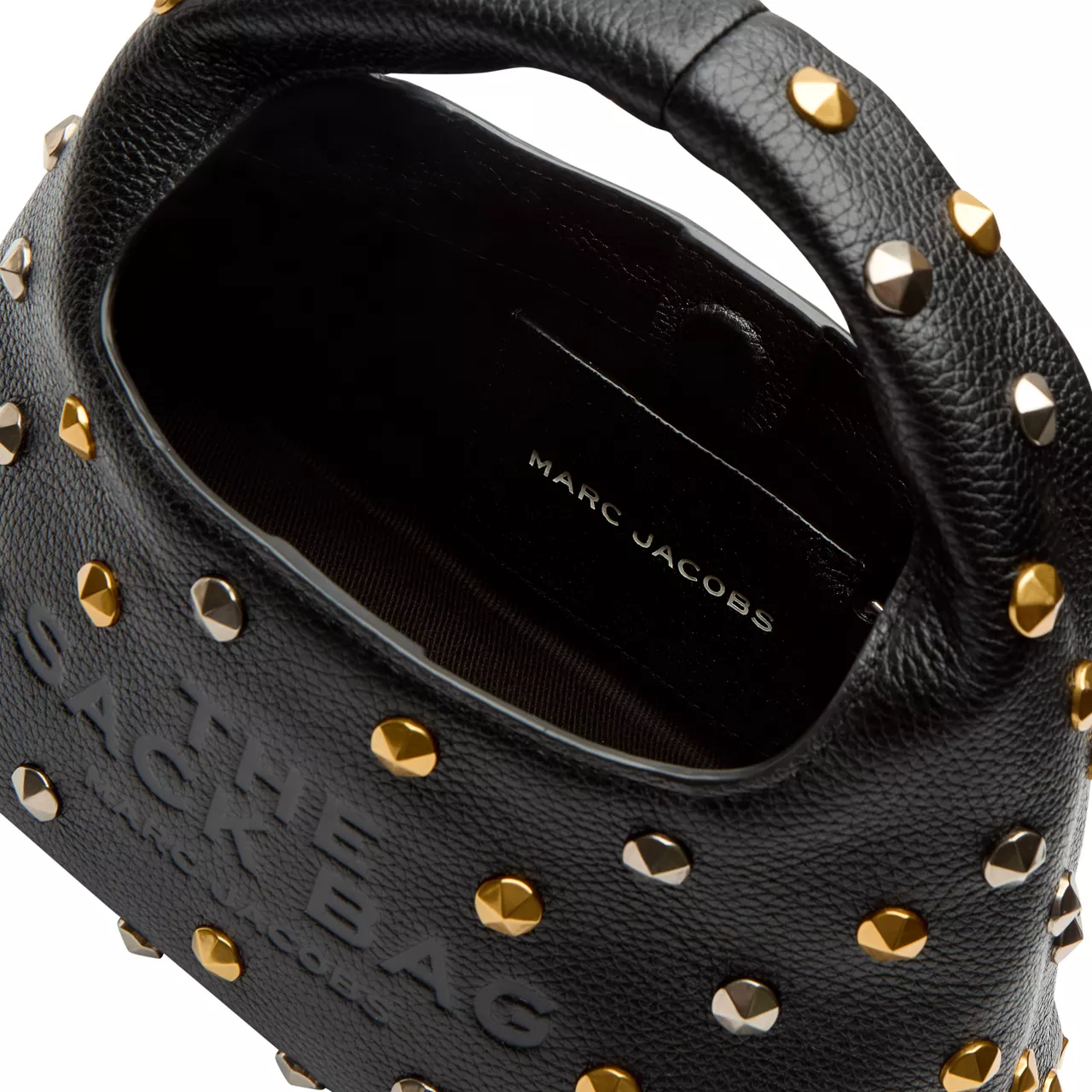 MARC JACOBS The Studded Mini Sack Bag - Black