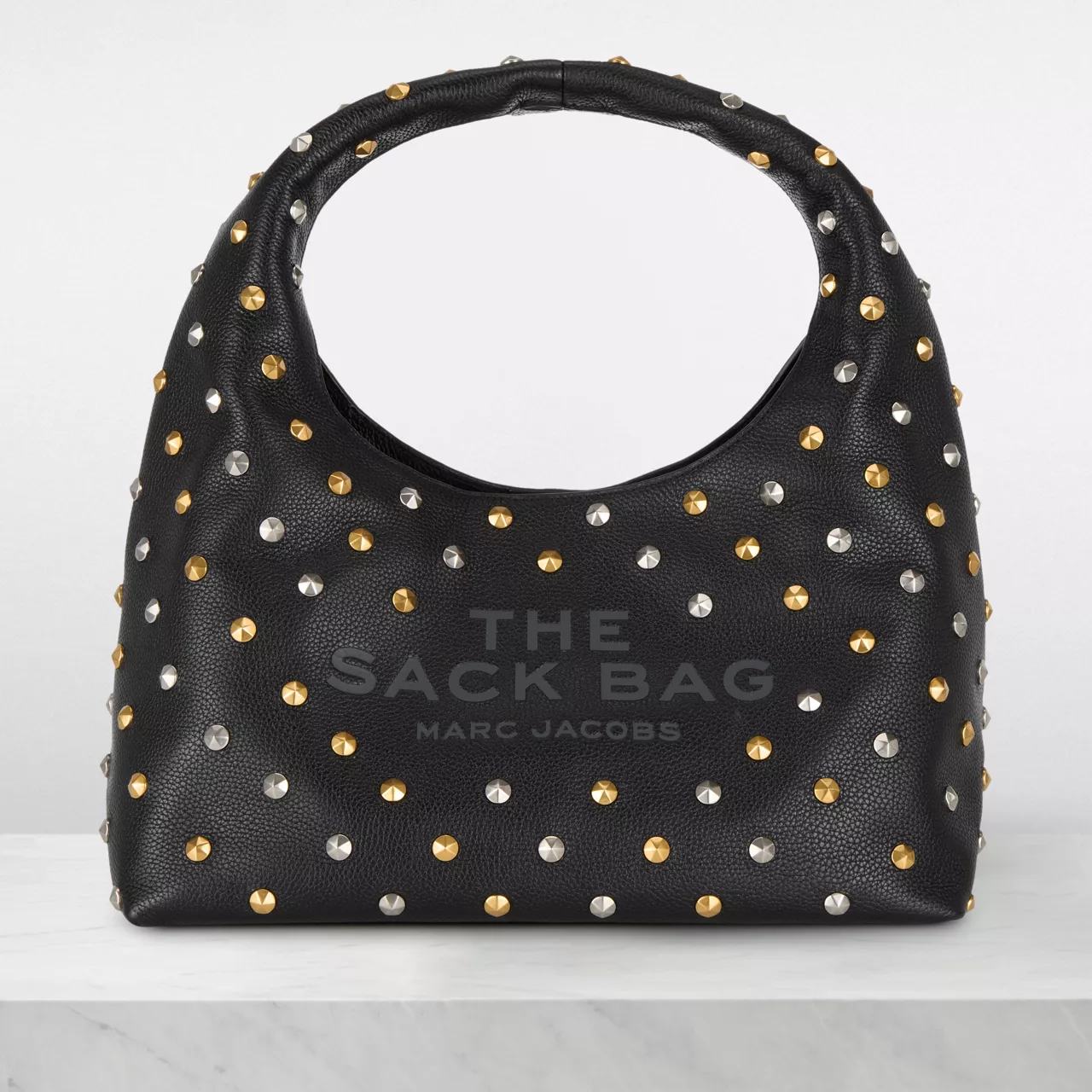 MARC JACOBS The Studded Sack Bag - Black