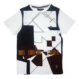 Marty Print Tee (White)