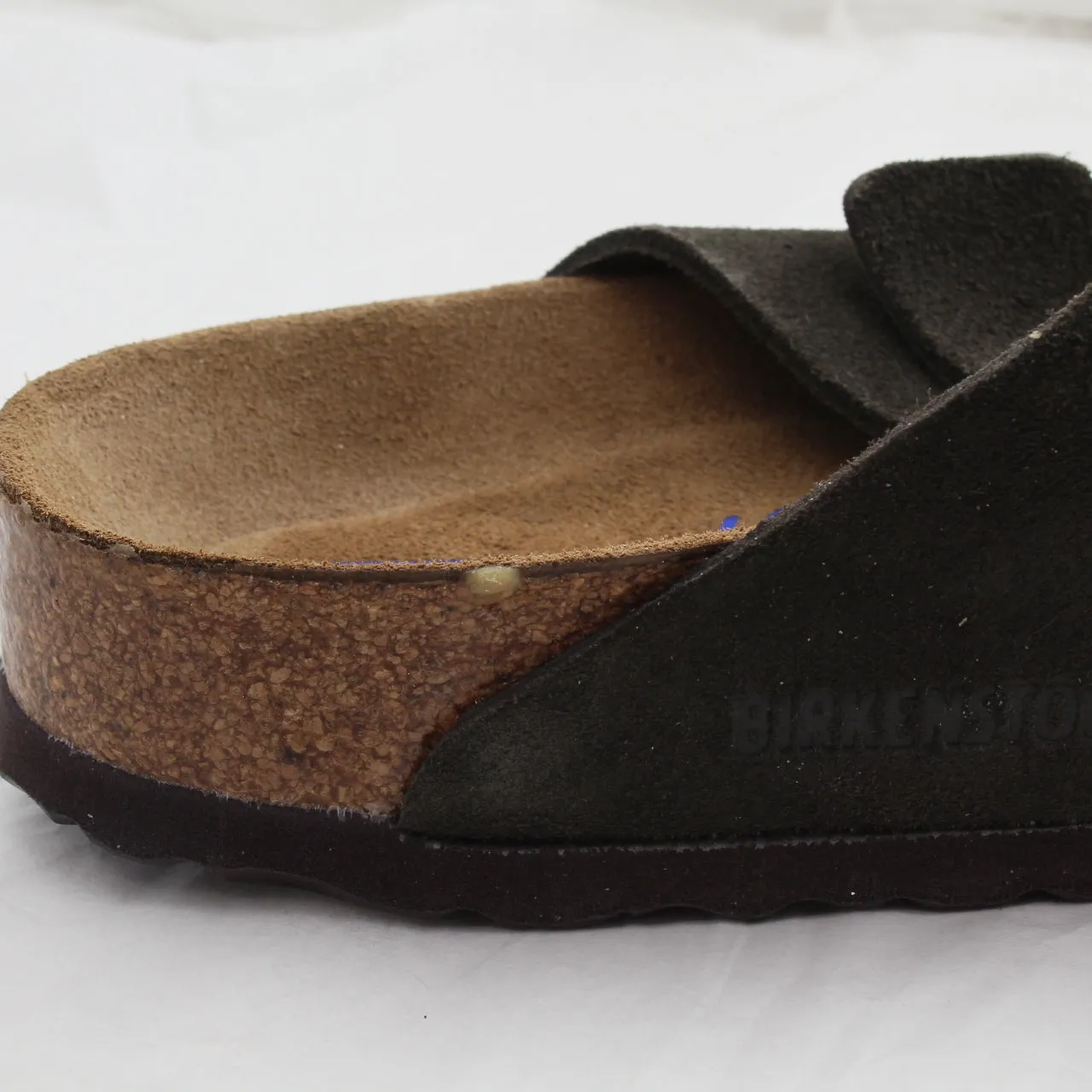 Mens Birkenstock Arizona Two Strap Mocca Suede