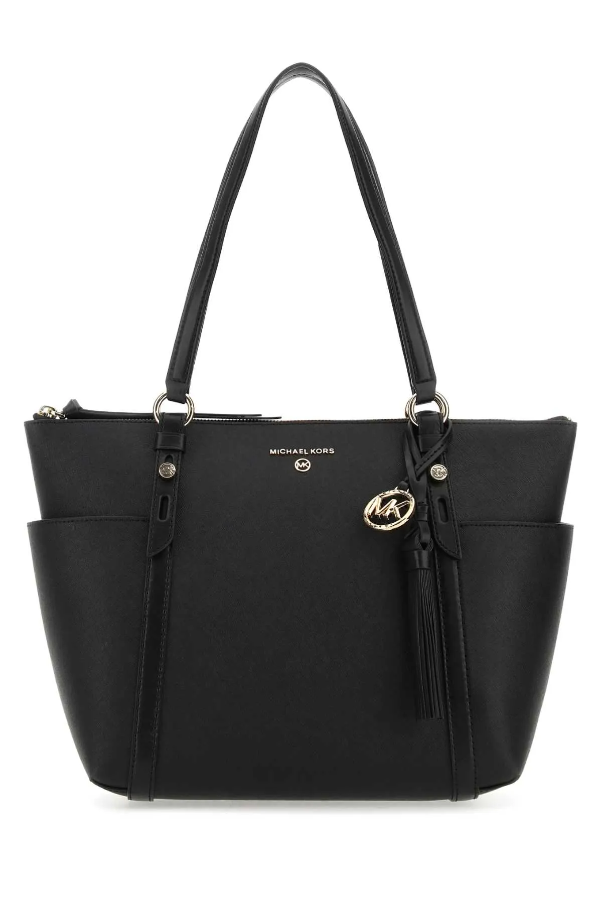 Michael Kors Black Leather Sullivan Shoulder Bag