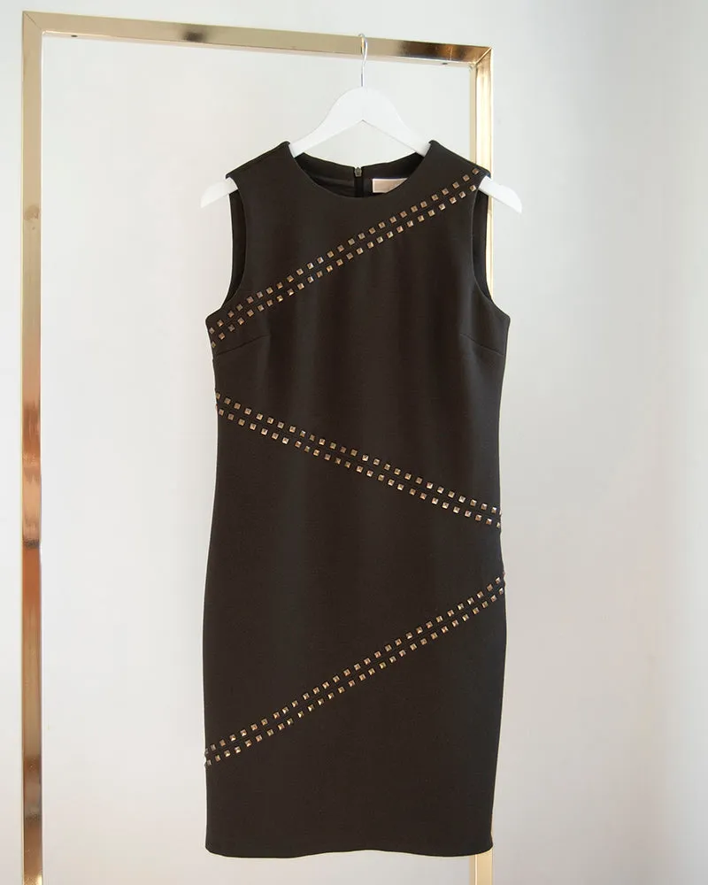 Michael Kors green studded dress