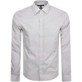 Michael Kors Mosaic Long Sleeve Shirt White