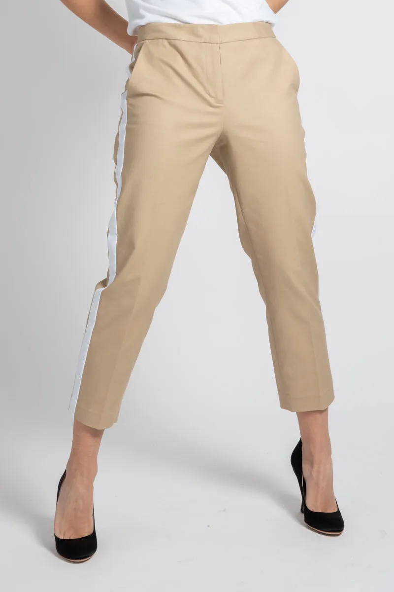 Michael Kors pantalone modello chino a sigaretta con banda laterale MS93H42C64 250