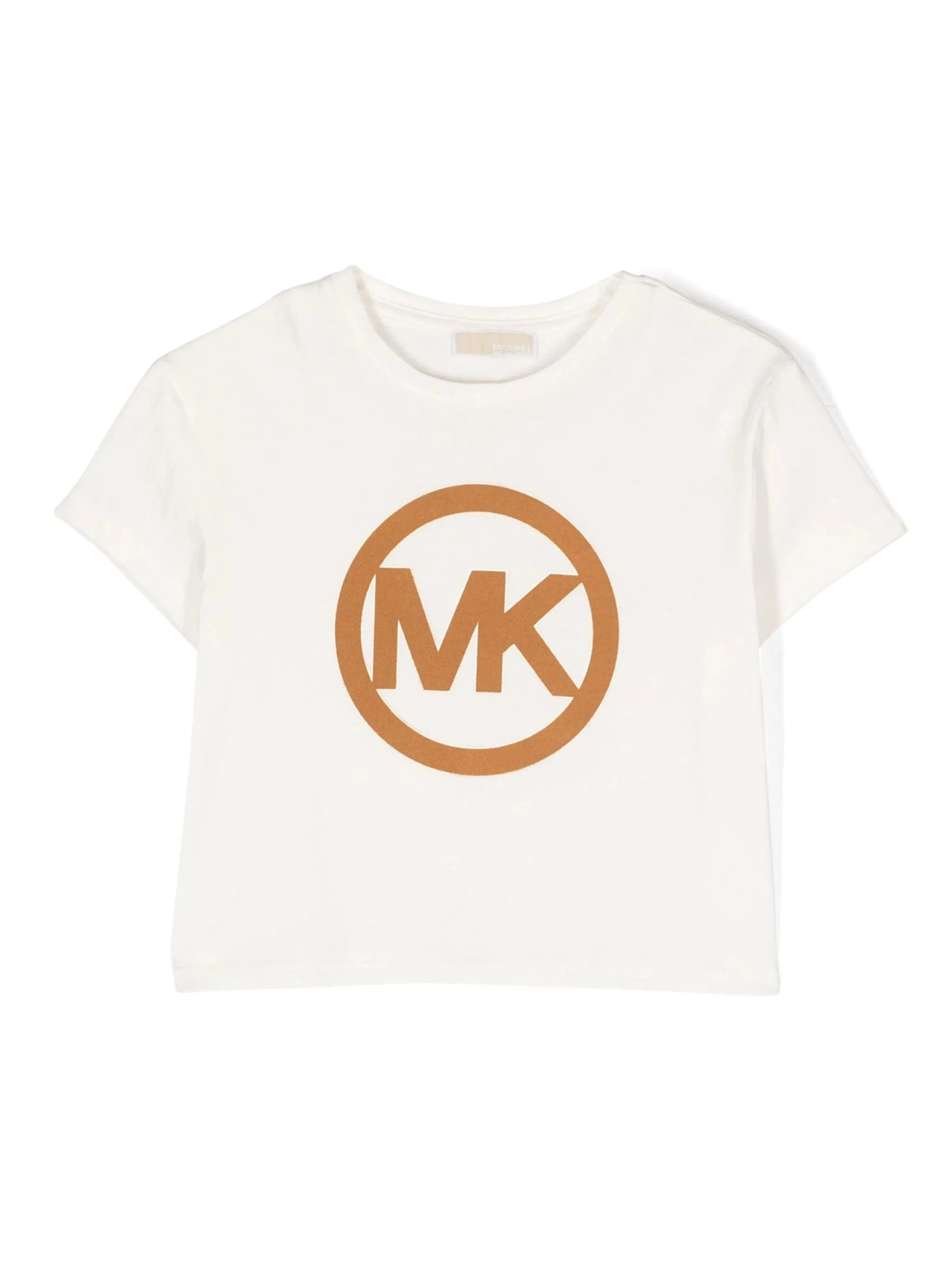 Michael Kors T-Shirt Gold Logo White