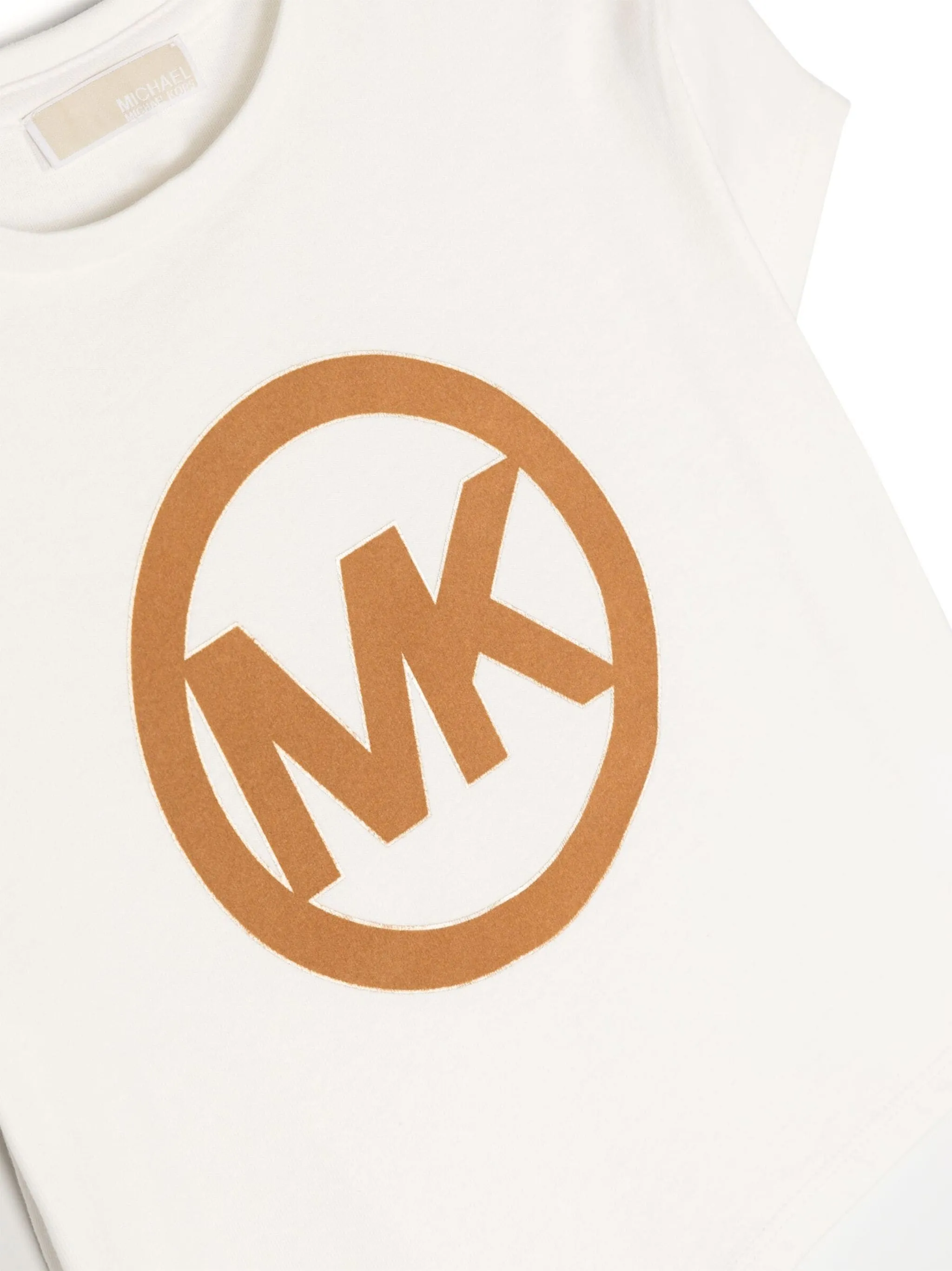 Michael Kors T-Shirt Gold Logo White