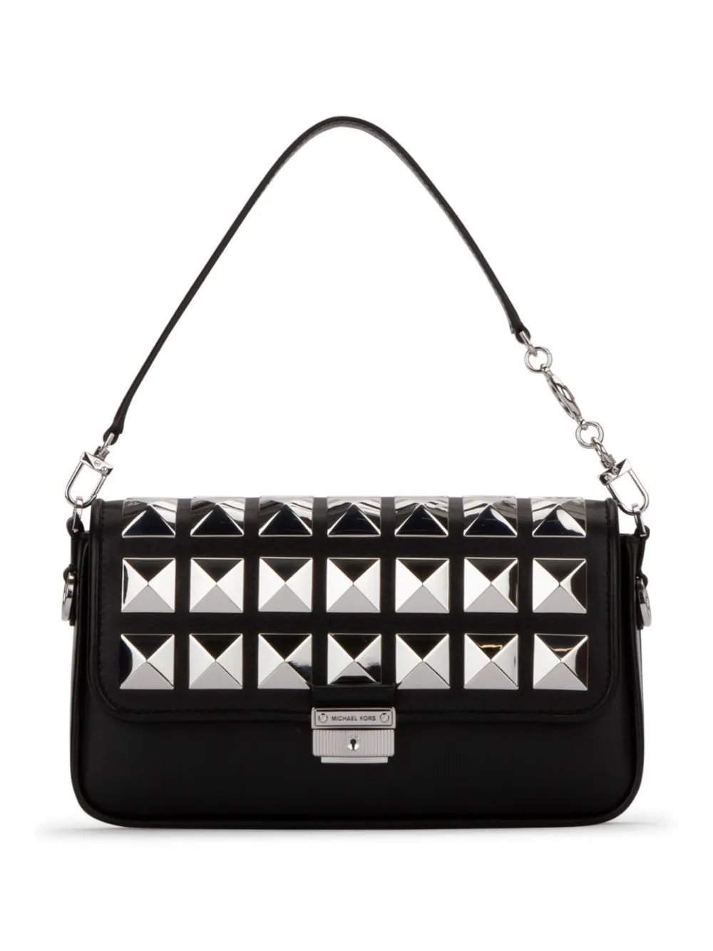 Michael Michael Kors stud-detail leather shoulder bag - Black