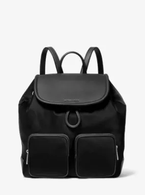 MK Cara Large Nylon Backpack - Black - Michael Kors