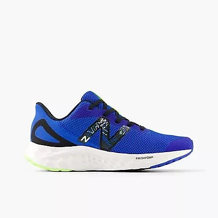 NEW BALANCE JUNIOR ARISHI BLUE WHITE RUNNING SHOES