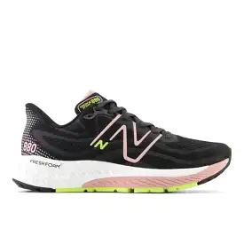 NEW BALANCE WOMEN'S FRESH FOAM 880 V13 BLACK/PINK RUNNING SHOES