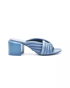 Officine Creative Ethel Stone Blue Twisted Sandal