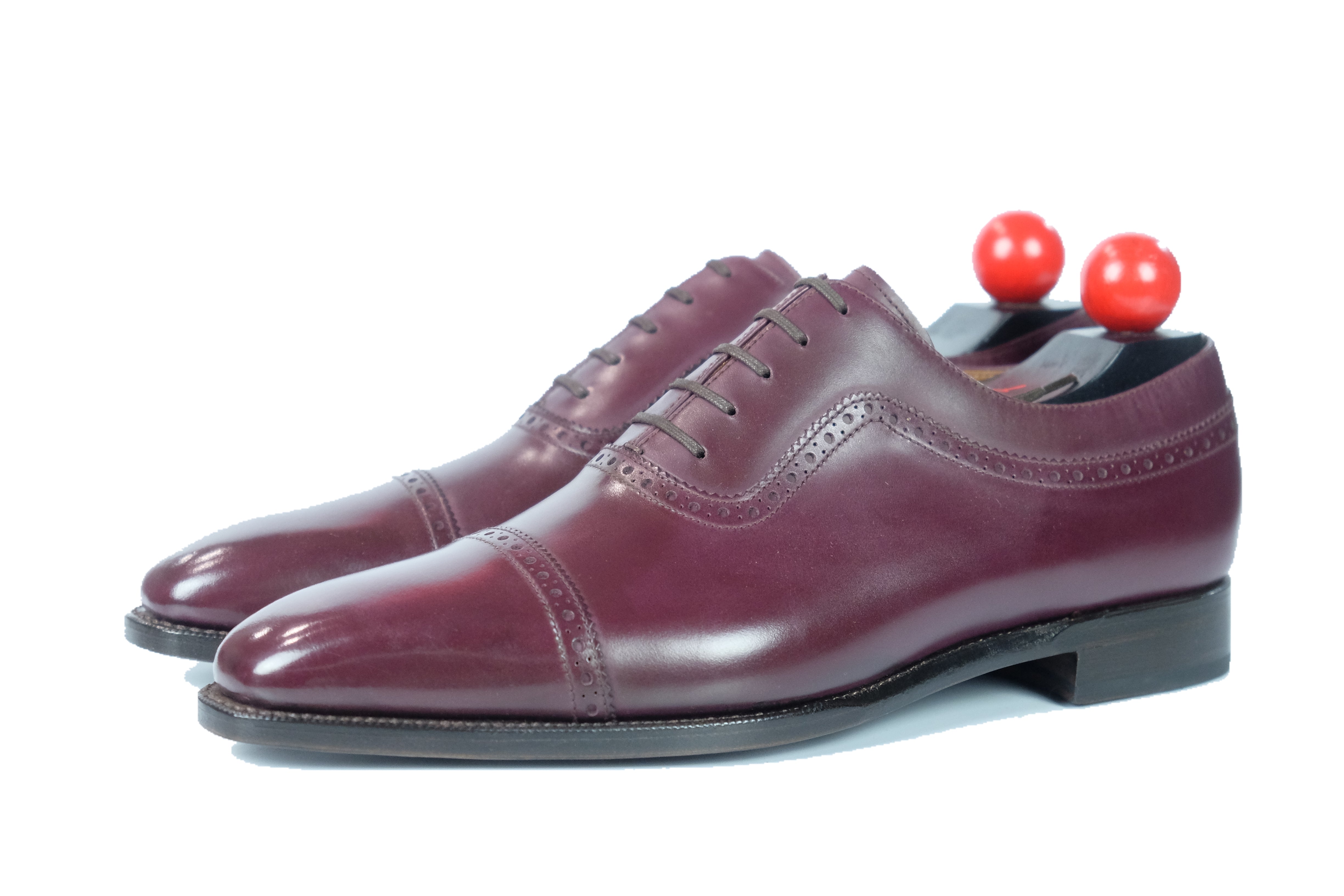 Palacio - MTO - Mulberry Calf - LPB Last - Single Leather Sole