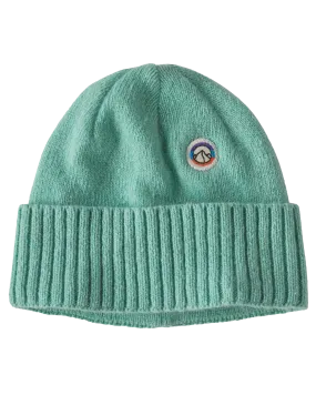 Patagonia Brodeo Beanie - Fitz Roy Icon / Skiff Blue | Shop Clothing Accessories at Trojan Wake Ski Snow & Snow Skiers Wareh