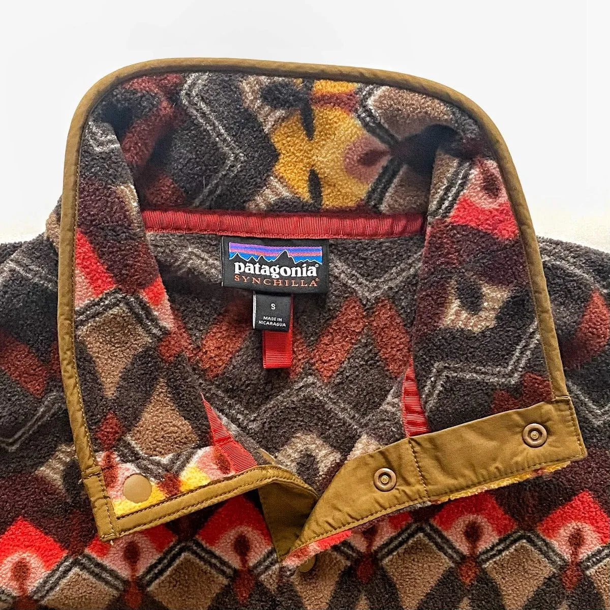 Patagonia Fall '20 Aztec Print Snap-T Synchilla Fleece