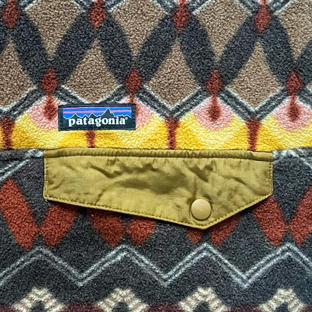 Patagonia Fall '20 Aztec Print Snap-T Synchilla Fleece