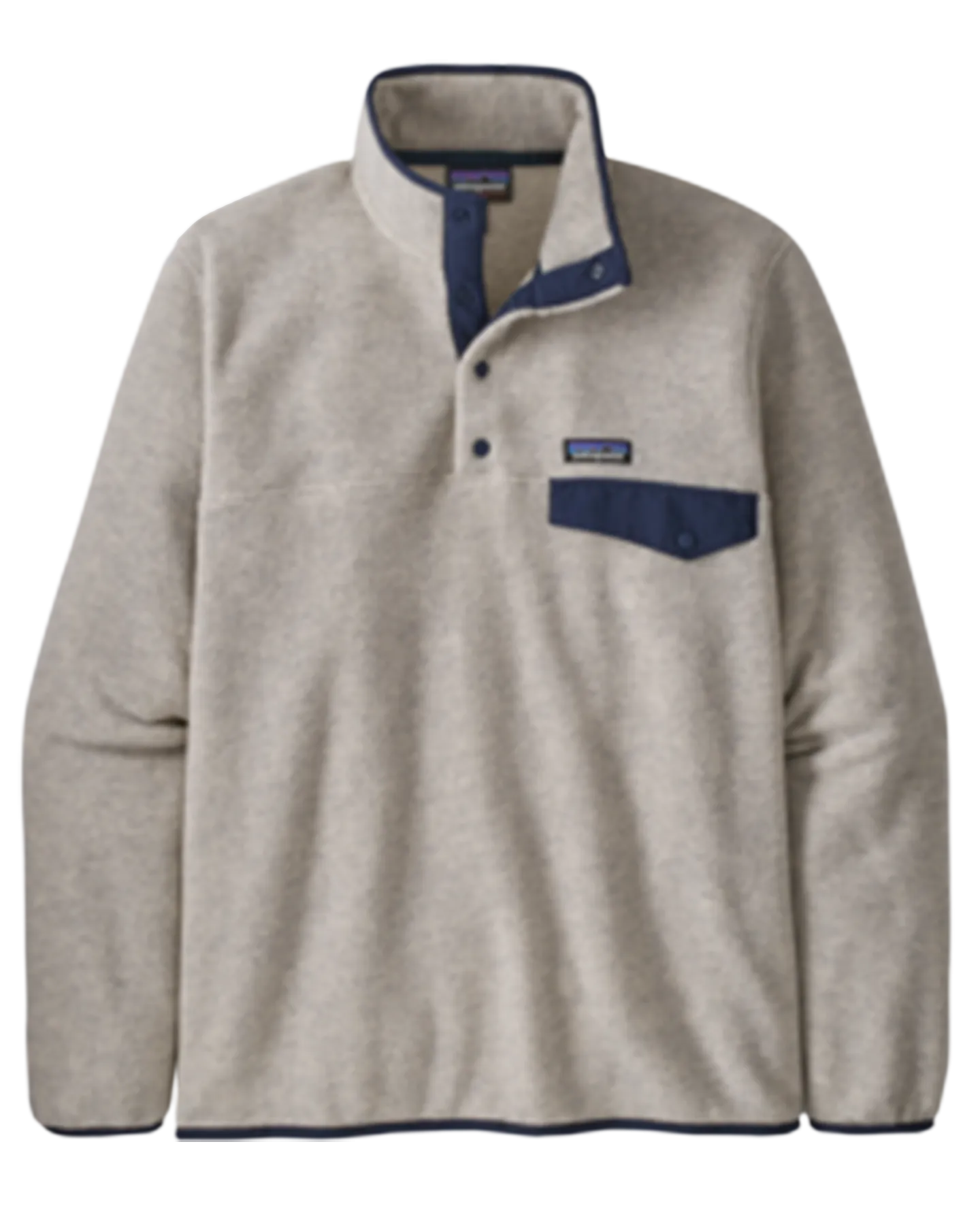 Patagonia Light Weight Synch Snap-T Pullover - Oatmeal Heather