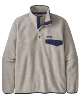 Patagonia Light Weight Synch Snap-T Pullover - Oatmeal Heather