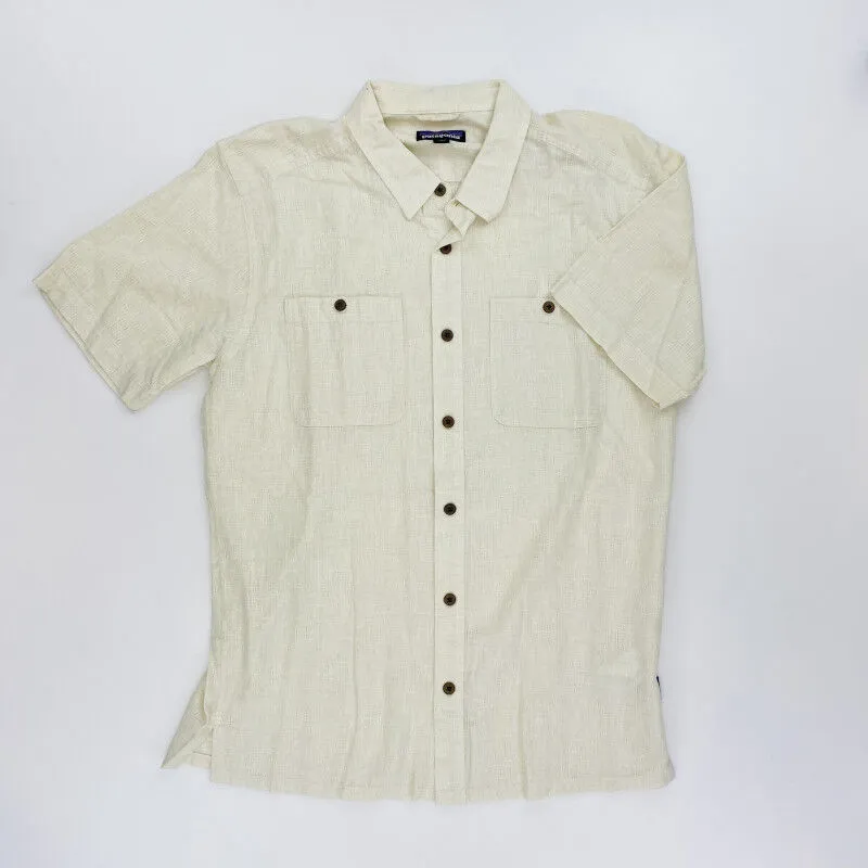 Patagonia  M's Back Step Shirt - Camicia di seconda mano - Uomo - Bianco - M