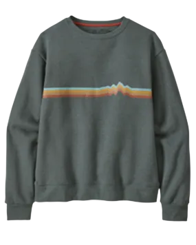 Patagonia Women's Ridge Rise Stripe Uprisal Crew Sweatshirt - Nouveau 