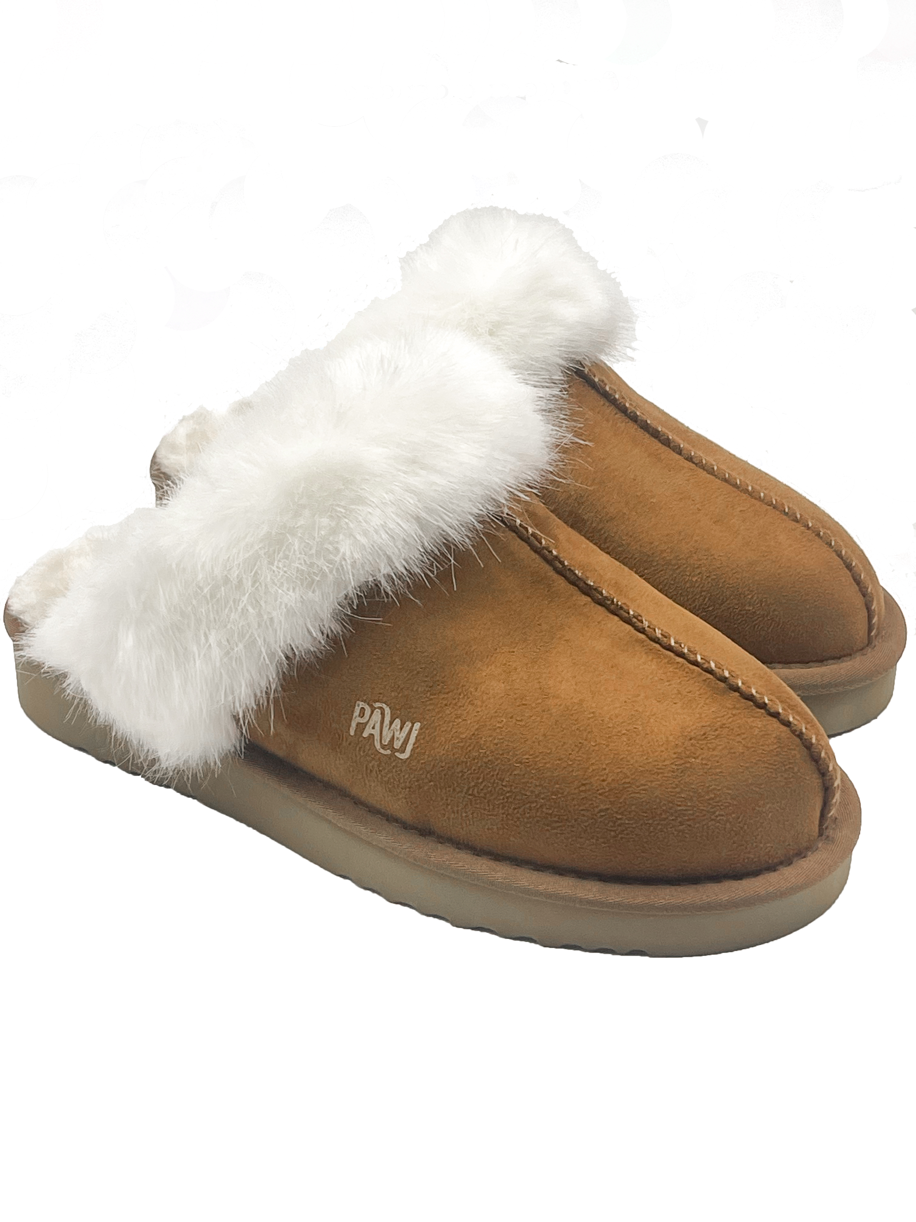 PAWJ Slippers | Chestnut / Aspen Snow