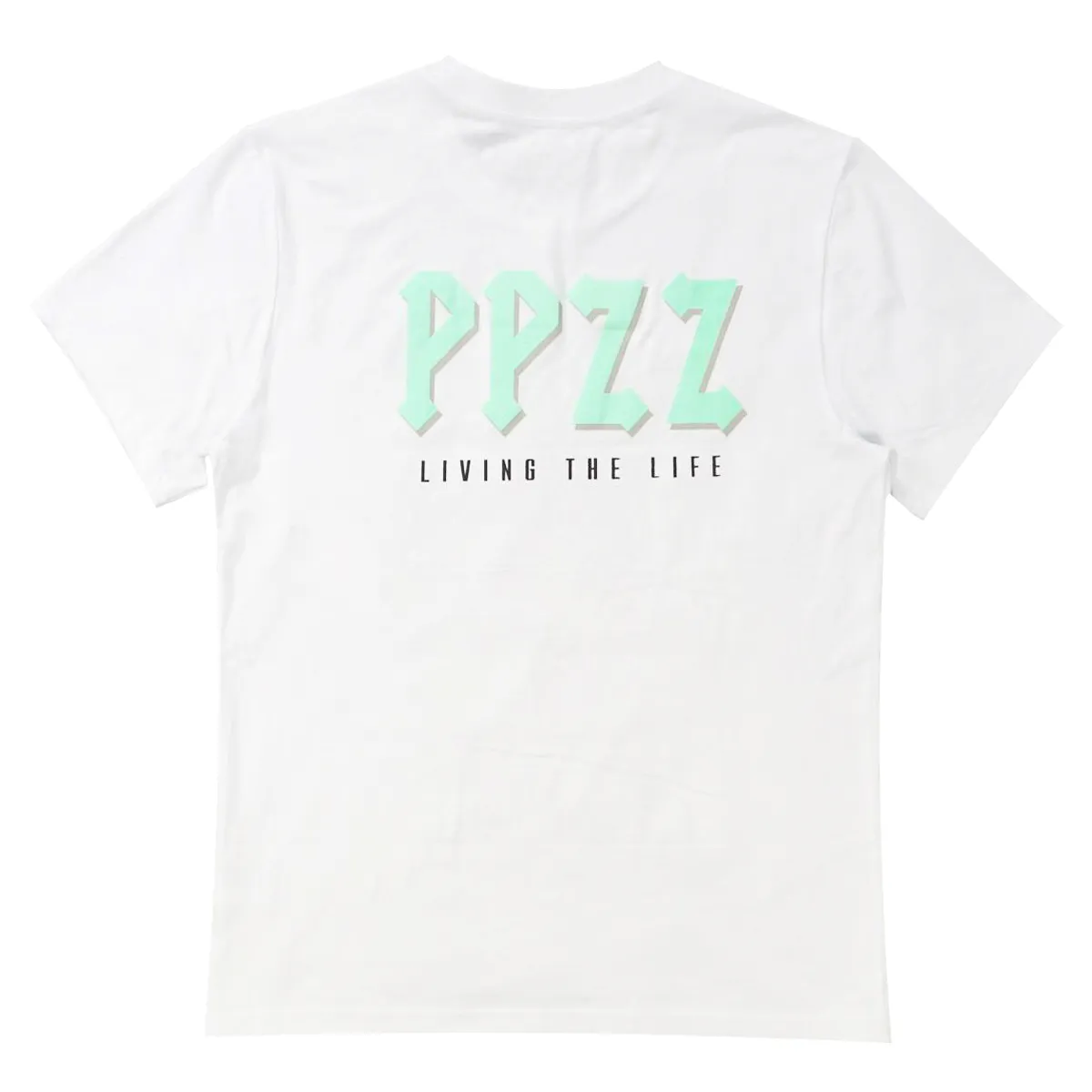 PPZZ x Rich People Against K9 Tee (Wte/Mint) /D6