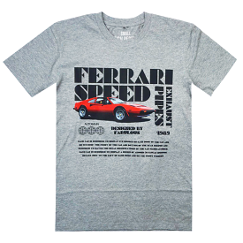 PPZZ x Rich People Ferrari Speed Tee (Grey/Blk) /D2