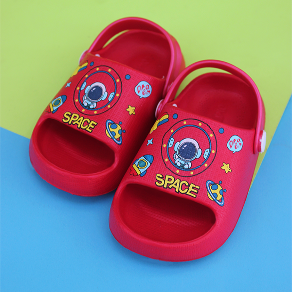 Red Baby Crocs Slippers for Baby Boy